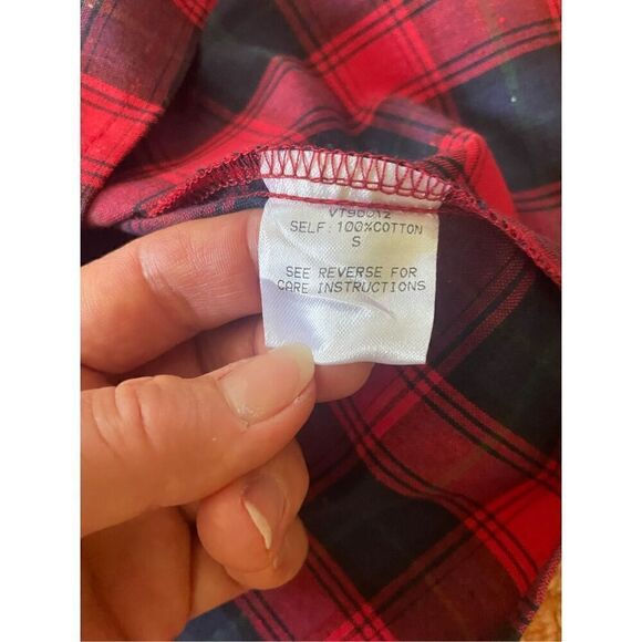 NWOT Vanilla Bay Plaid Button Down Shirt Dress - Picture 6 of 8